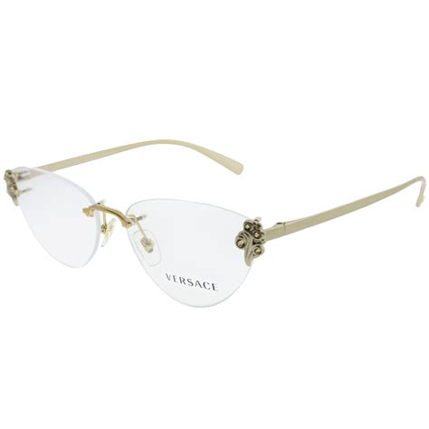 versace frames women's|versace rimless eyeglass frames.